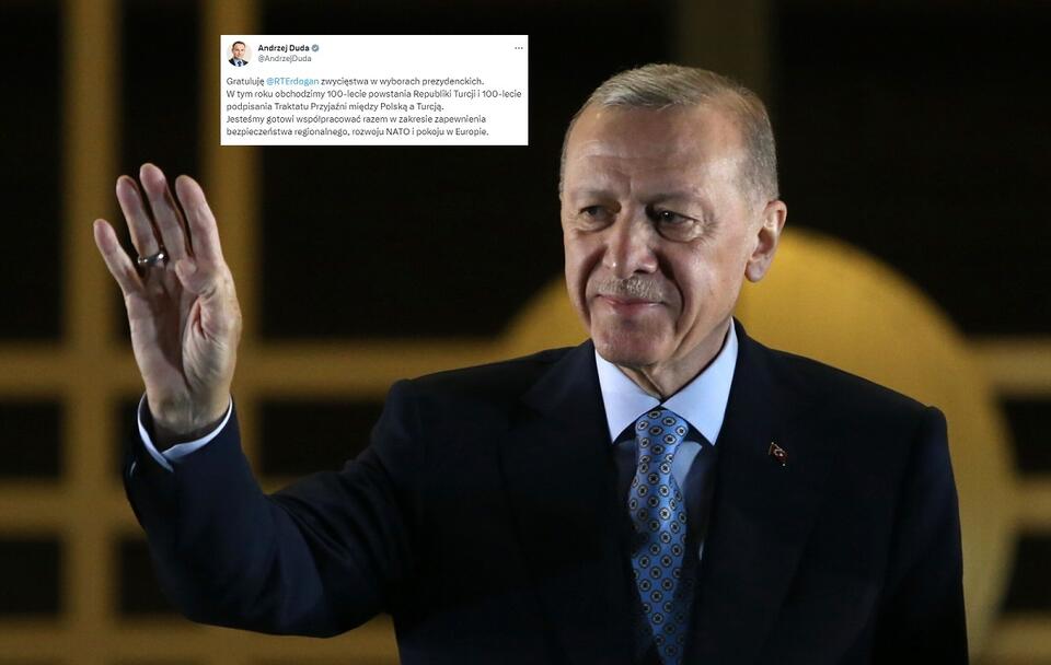 Recep Tayyip Erdogan / autor: PAP/EPA/NECATI SAVAS/Twitter