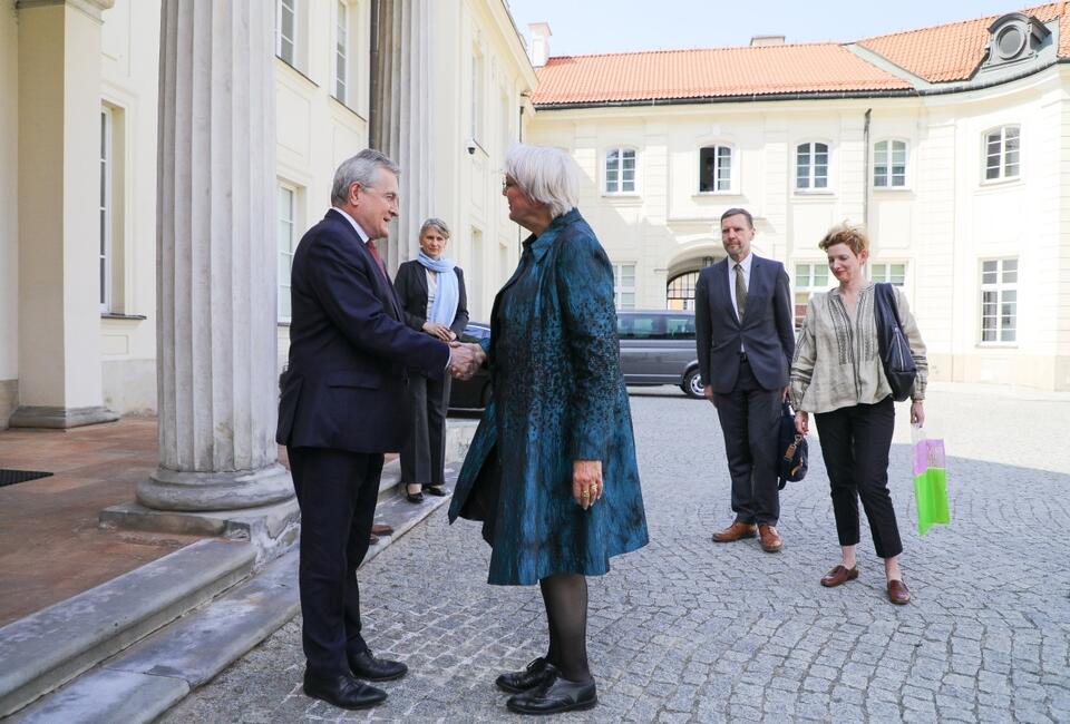 Ministrowie kultury Polski i Niemiec / autor: Twitter/MKiDN