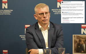 Prof. Sławomir Cenckiewicz odniósł się do rewelacji Wojciecha Czuchnowskiego z „Gazety Wyborczej”. / autor: Fratria