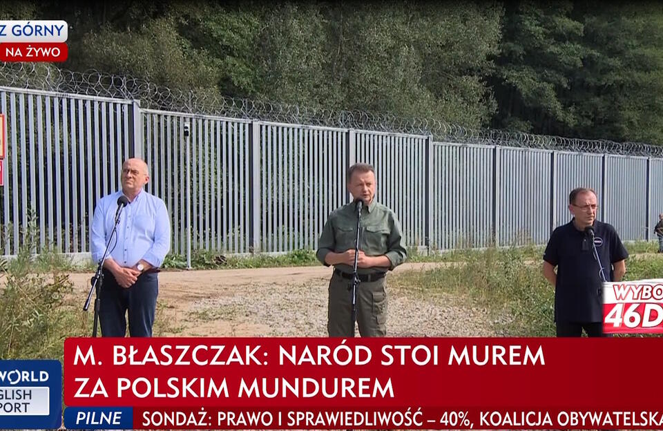 Mariusz Błaszczak, Mariusz Kamiński, Zbigniew Rau  / autor: screenshot TVP Info 