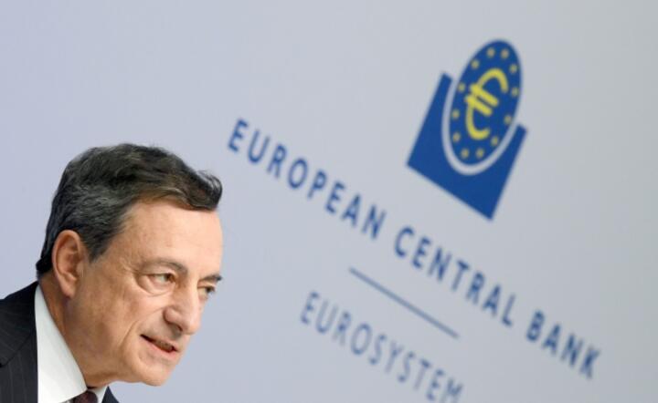 Prezes EBC Mario Draghi, fot. PAP/EPA/ARNE DEDERT 