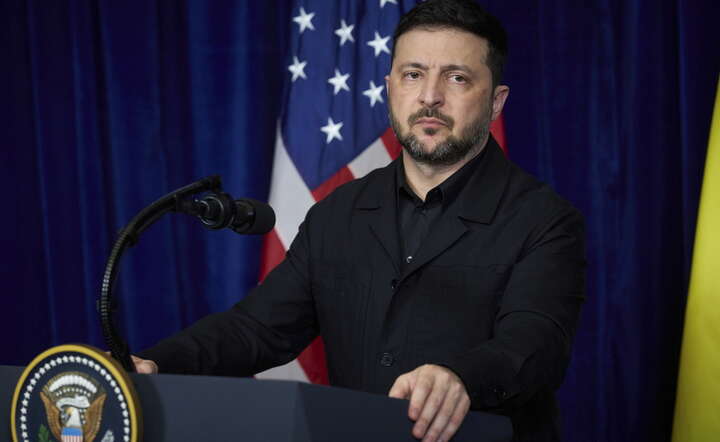 Prezydent Ukrainy Wołodymyr Zełenski  / autor: PAP