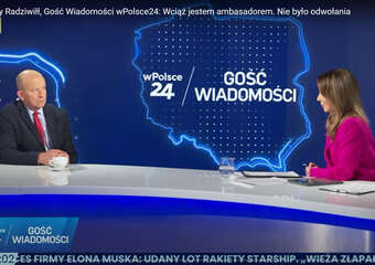 Wciąż jestem ambasadorem na Litwie. Nie było odwołania - mówi Gość Wiadomości wPolsce24 Konstanty Radziwiłł