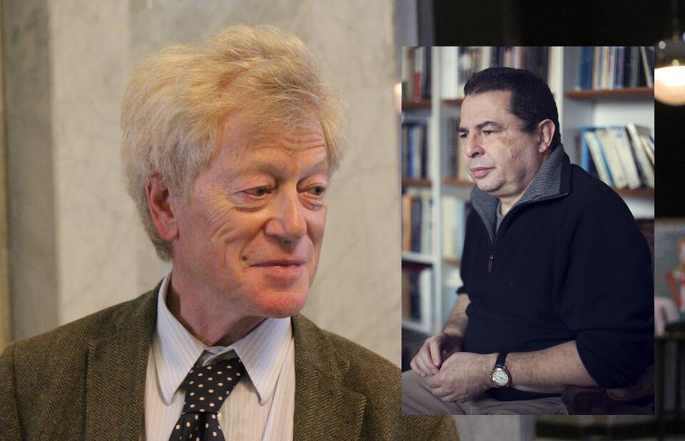 Roger Scruton, Bronisław Wildstein / autor: wPolityce.pl