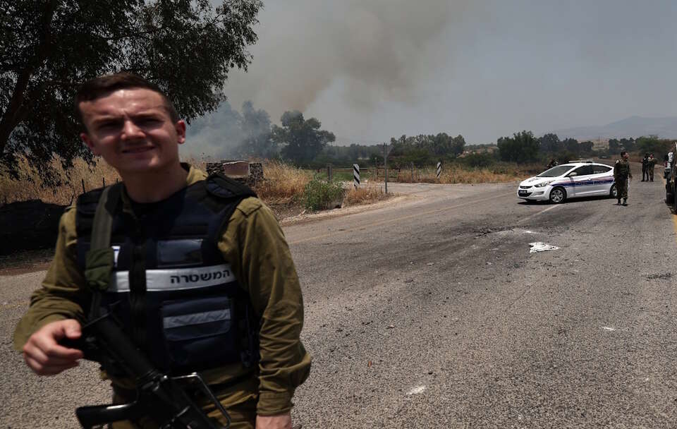 Izrael po ataku Hezbollahu / autor: PAP/EPA/ATEF SAFADI