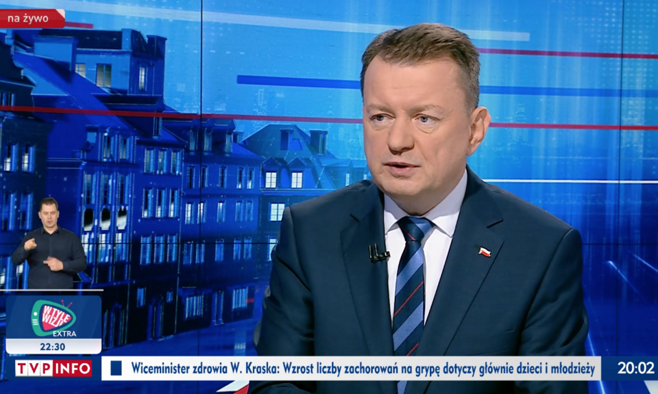 Mariusz Błaszczak / autor: TVP Info