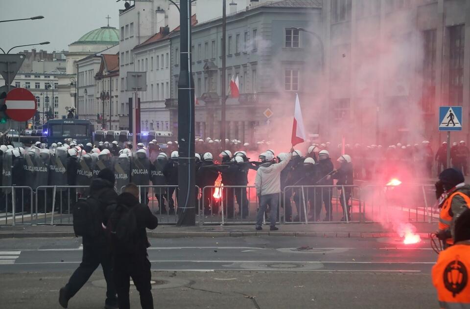 Warszawa, Marsz Niepodległości / autor: PAP/Wojciech Olkuśnik