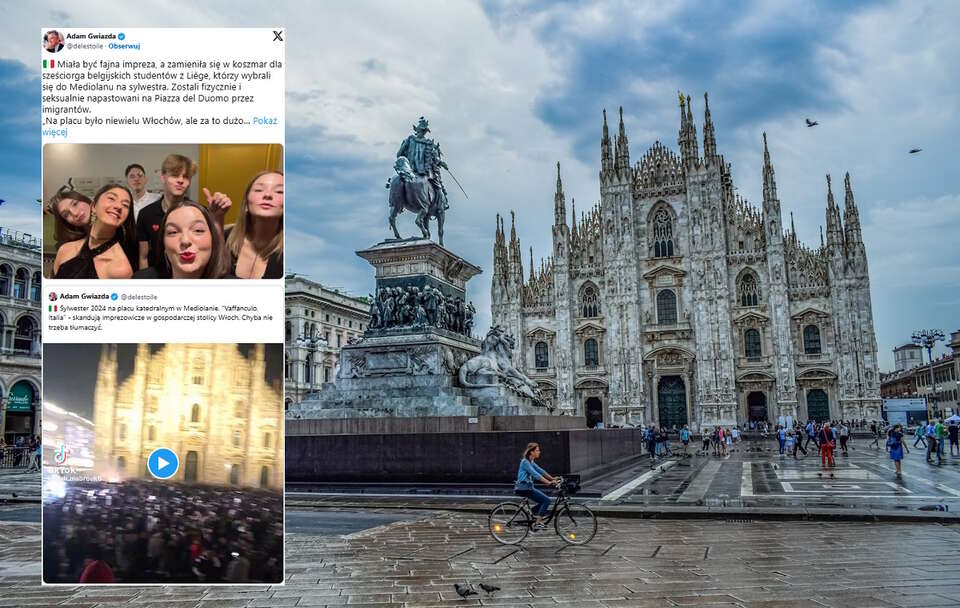 Piazza Duomo w Mediolanie / autor: pixabay.com: dimitrisvetsikas1969/https://pixabay.com/photos/italy-duomo-square-milan-3523720/X