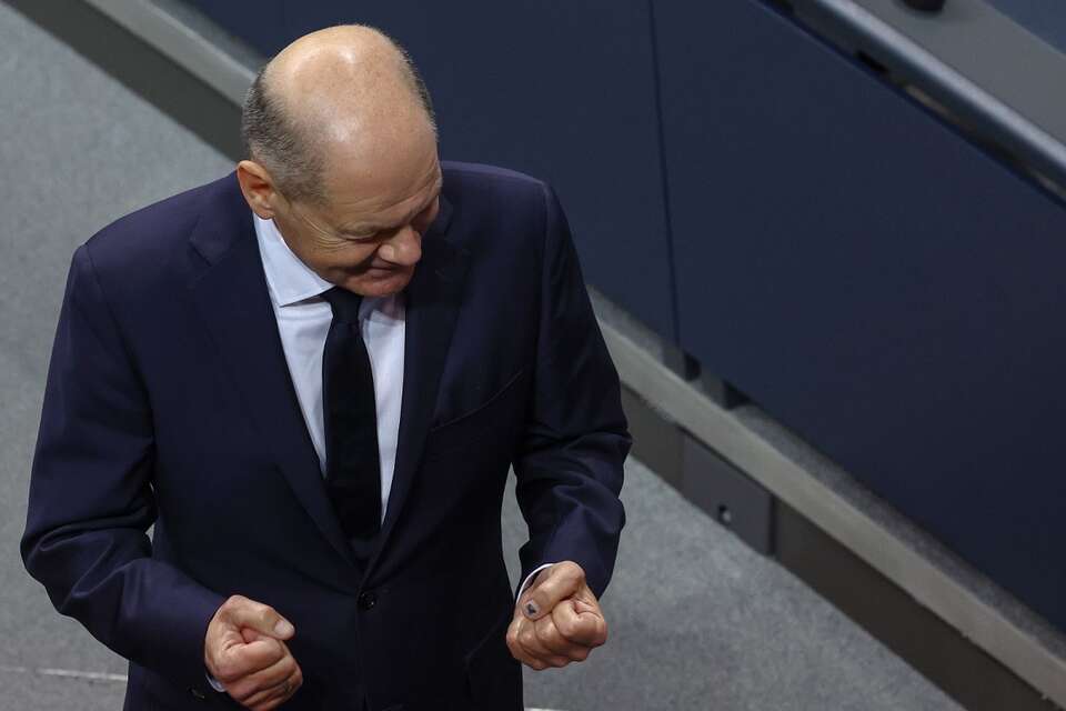 Kanclerz Niemiec, lider SPD Olaf Scholz / autor: PAP/EPA