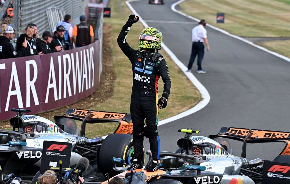 Lando Norris / autor:  EPA/PETER POWELL . Dostawca: PAP/EPA.