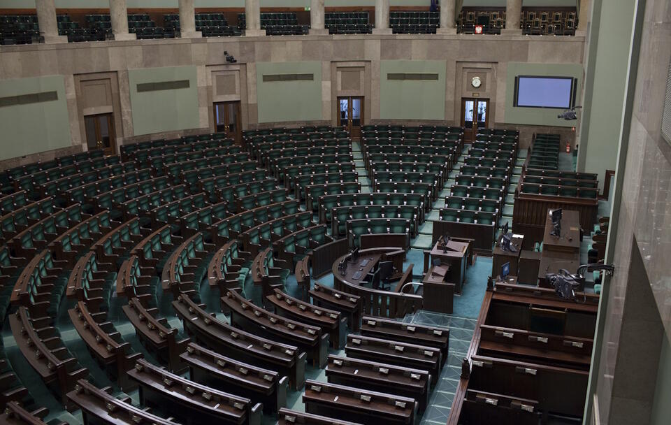 Sala posiedzeń Sejmu RP / autor: Fratria