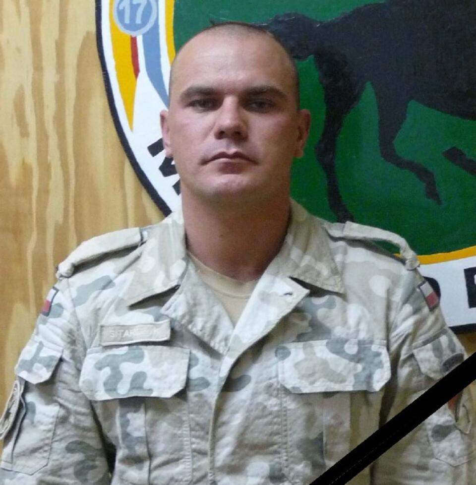 Na zdjęciu archiwalnym st. szer. Szymon Sitarczuk, PAP