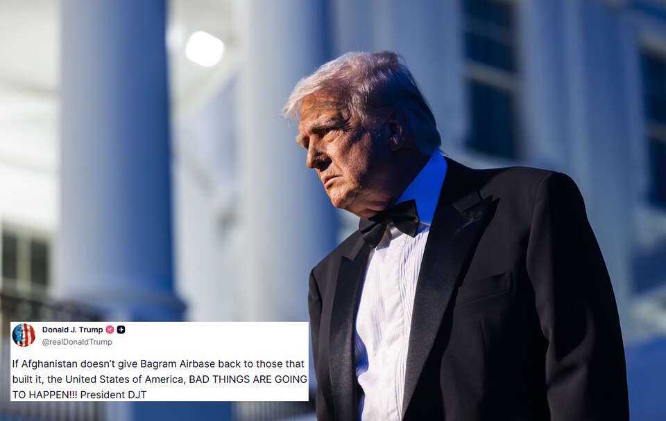 Donald Trump / autor: PAP/EPA/JIM LO SCALZO / POOL/Truth Social: https://truthsocial.com/@realDonaldTrump/posts/115238745589536576