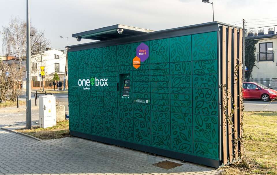 Paczkomat Allegro / autor: Fratria