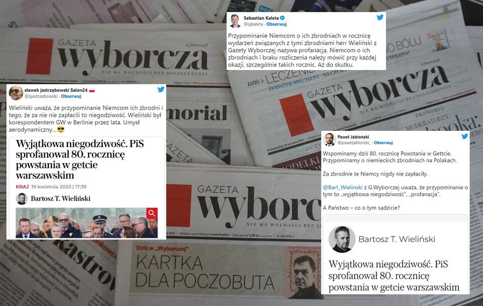 Gazeta Wyborcza / autor: Fratria/Twitter