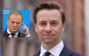 Krzysztof Bosak/Donald Tusk / autor: PAP/Albert Zawada/Fratria