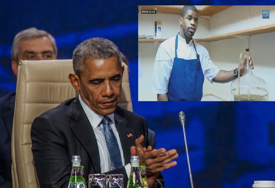 Barack Obama, Tafari Campbell / autor: Julita Szewczyk/Fratria/White House