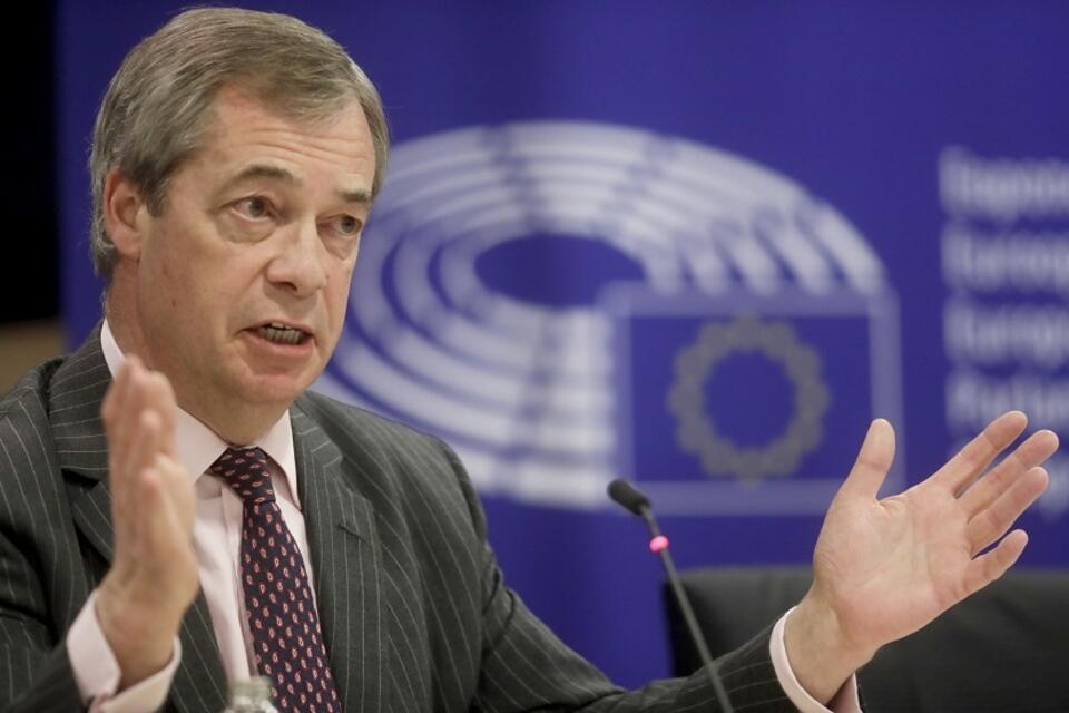 Nigel Farage w PE / autor: PAP/EPA