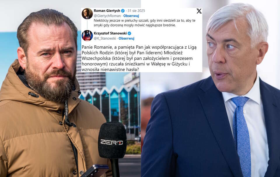 Krzysztof Stanowski, Roman Giertych / autor: Fratria/X
