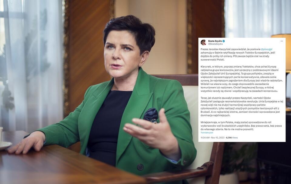 Europoseł Beata Szydło / autor: Fratria