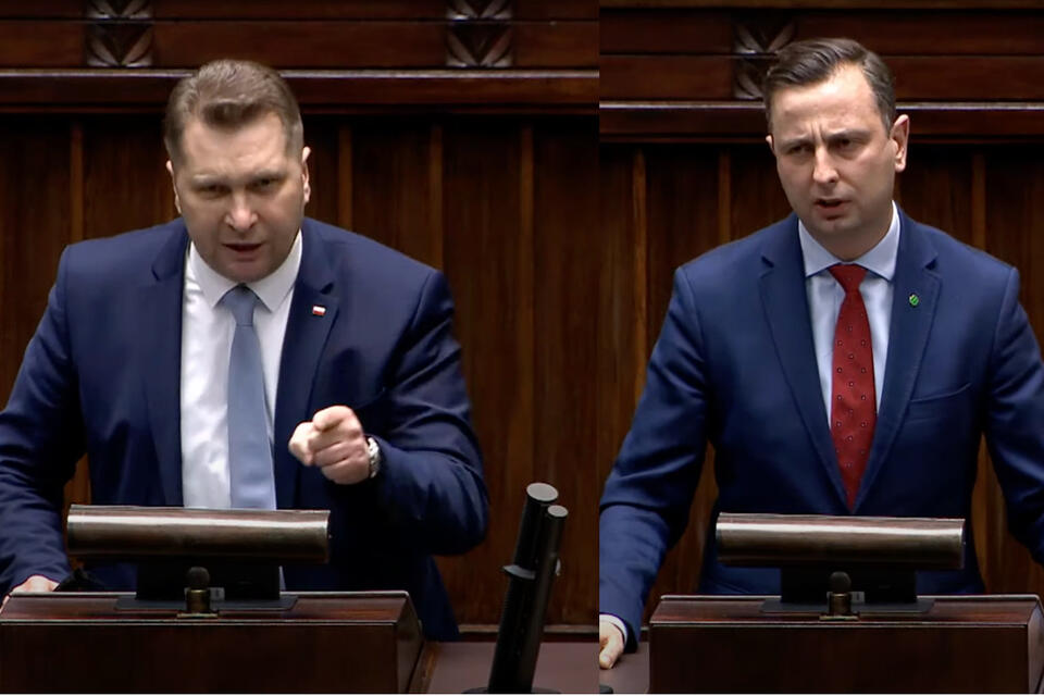 Przemysław Czarnek i Władysław Kosiniak-Kamysz / autor: YouTube/Sejm