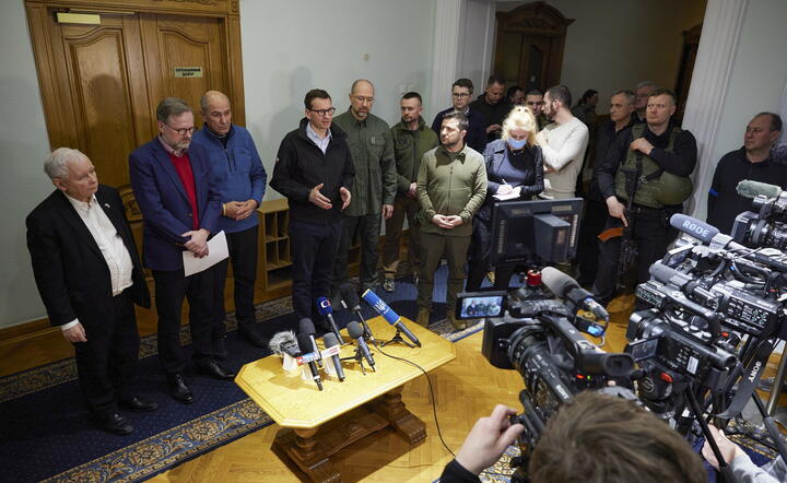 Wizyta przedstawicieli rządów na Ukrainie / autor: fot. PAP