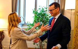 Giorgia Meloni i Mateusz Morawiecki / autor: FB: Mateusz Morawiecki