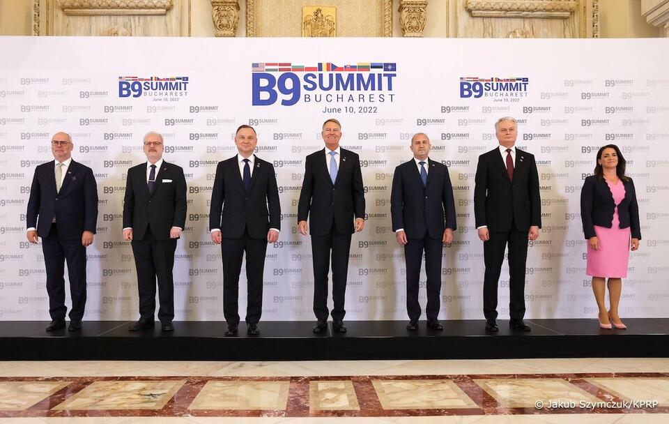 Spotkanie prezydentów "bukaresztańskiej dziewiątki" w Bukareszcie. / autor: Jakub Szymczuk/KPRP
