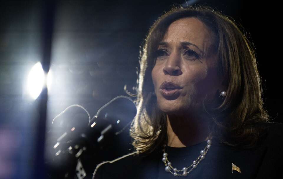 Kamala Harris  / autor: PAP/EPA/DAVID MUSE