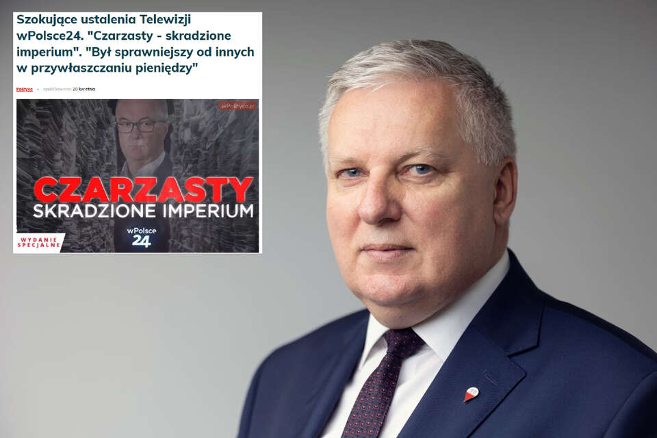 Poseł PiS o reakcji Czarzastego na reportaż wPolsce24. WIDEO