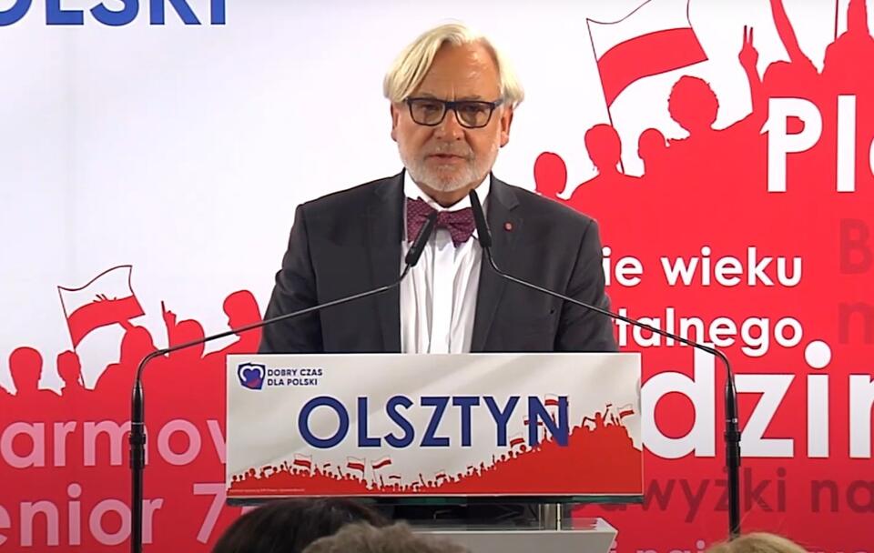 Prof. Wojciech Maksymowicz / autor: Screen YouTube PiS