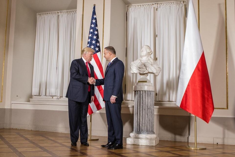 Donald Trump i Andrzej Duda / autor: Fratria