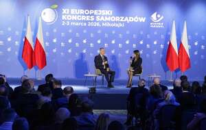 Prezydent Nawrocki zabrałgłos nt. programu SAFE. / autor:  PAP/Tomasz Waszczuk