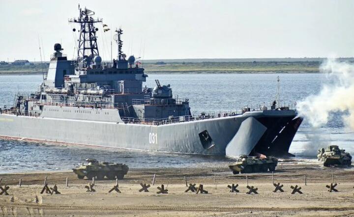 desant morski Rosji pod Mariupolem / autor: Navy Lookout / Twitter
