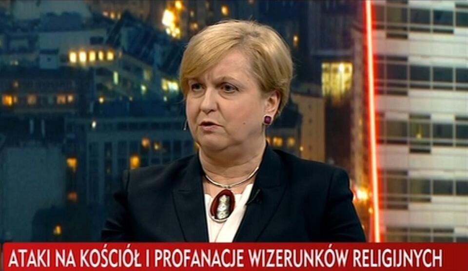 Anna Fotyga (PiS) / autor: TVP Info