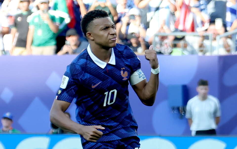 Kylian Mbappe z Francji / autor: PAP/EPA