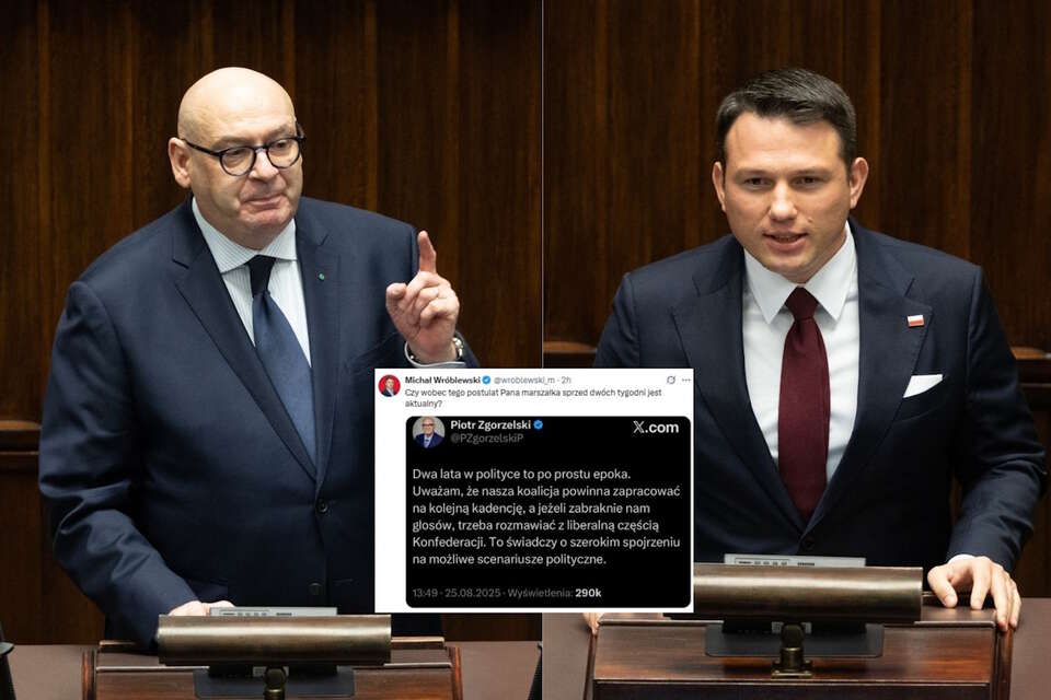 Piotr Zgorzelski i Sławomir Mentzen / autor: Fratria/X-Michał Wróblewski, screen