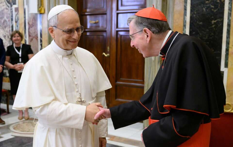 Papież Leon XIV / autor: PAP/EPA/VATICAN MEDIA HANDOUT