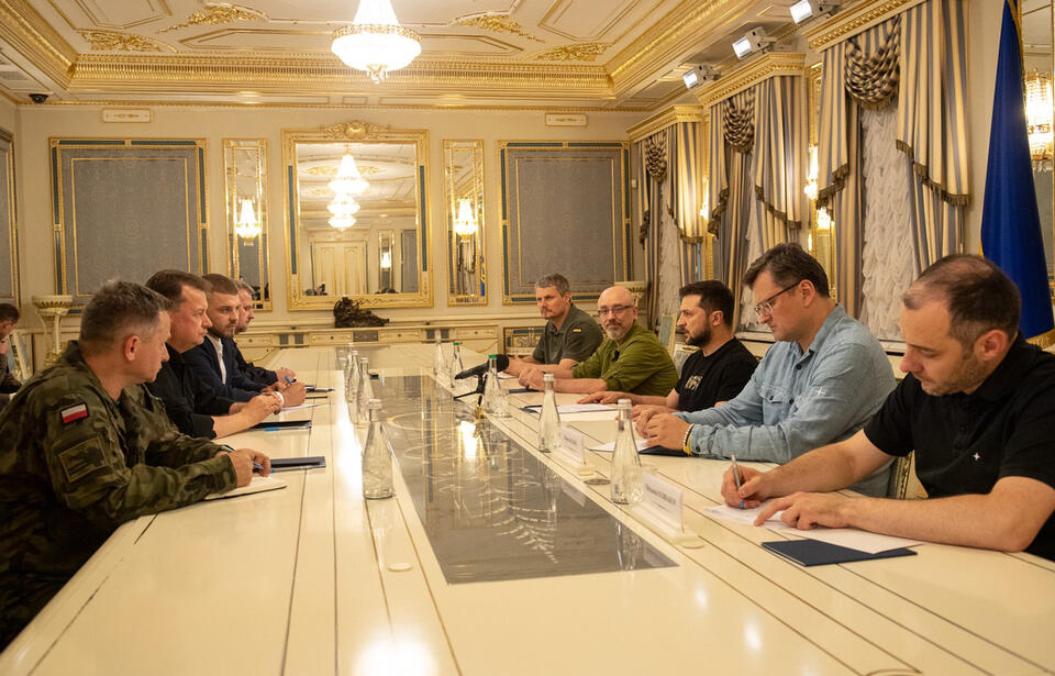 Wizyta wicepremiera Błaszczaka w Kijowie. / autor: Twitter/MON