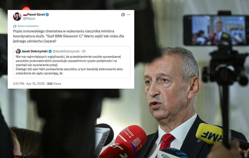 Rzecznik ministra koordynatora służb specjalnych jacek Dobrzyński / autor: PAP/Piotr Nowak