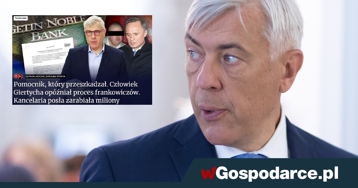 Money.pl: jak ludzie Romana Giertycha robili biznes na frankowiczach