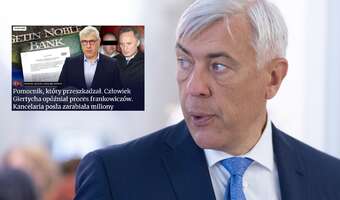 Money.pl: jak ludzie Romana Giertycha robili biznes na frankowiczach