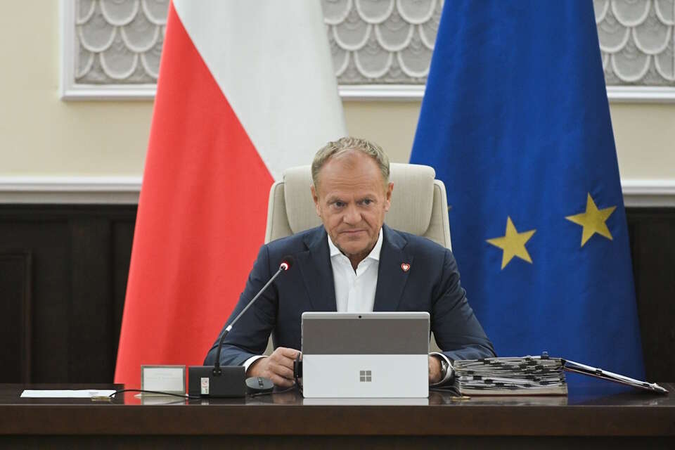 Donald Tusk przełom w sprawie CPK, dostał mocną i merytoryczną odpowiedź od Horały / autor: PAP/Marcin Obara