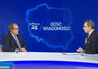 Marek Gróbarczyk w "Gościu Wiadomości". "Zwolnienia fachowców to zemsta Tuska"