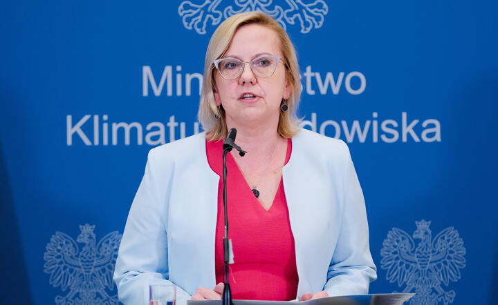 minister klimatu i środowiska Anna Moskwa / autor: fotoserwis PAP