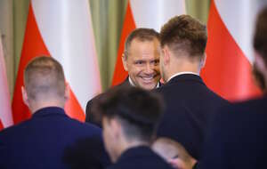 Prezydent Nawrocki / autor: PAP/Leszek Szymański