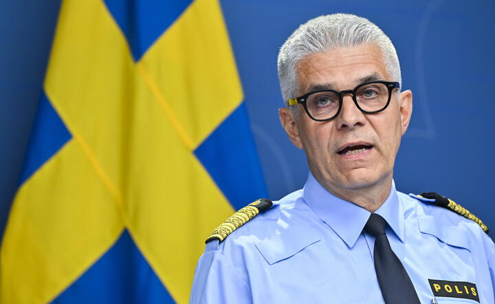 Szwedzki Komisarz Policji Anders Thornberg / autor: PAP/EPA