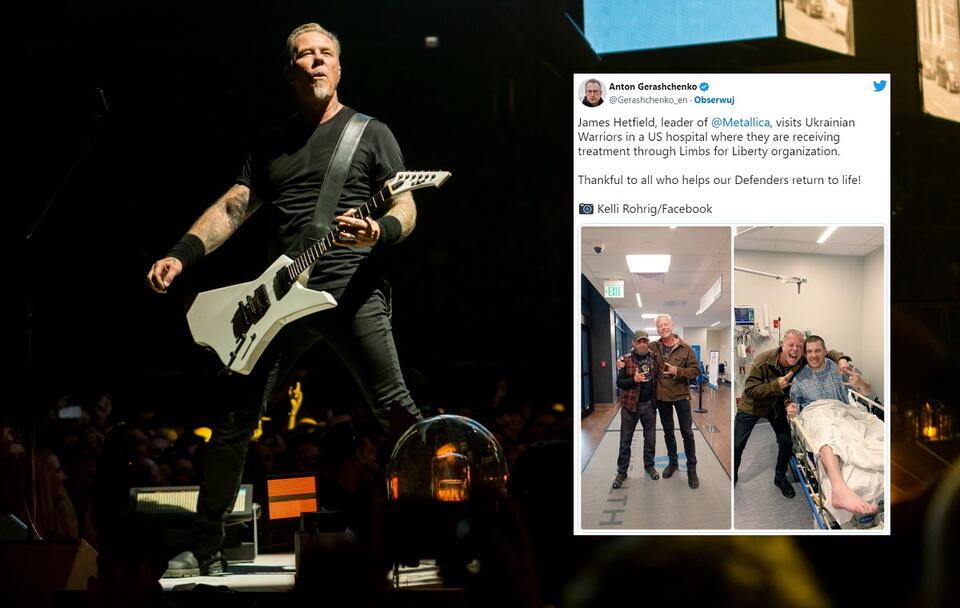 James Hetfield / autor: wikimedia.commons: Raph_PH/22 October 2017/https://creativecommons.org/licenses/by/2.0/Twitter