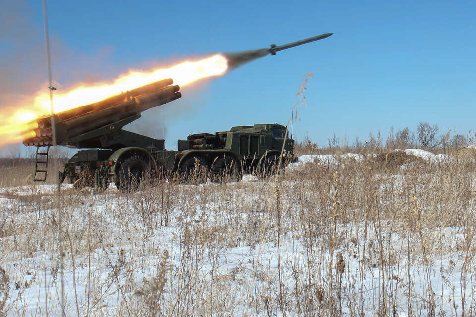 rosyjska wyrzutnia rakiet Uragan / autor: Wikimedia Commons- Ministry of Defence of the Russian Federation / CC Attribution 4.0