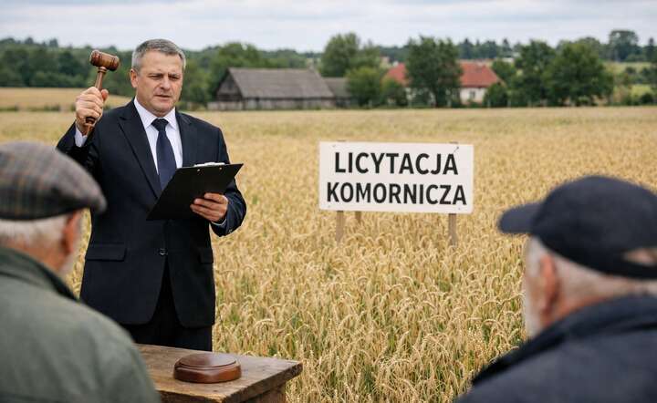 Sposób sprzedaży ziemi rolnej w postępowaniach komorniczych budzi coraz więcej emocji.  / autor: AI
